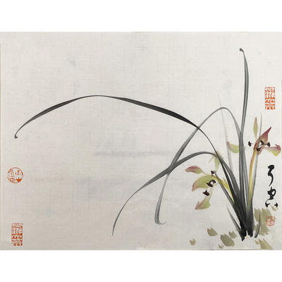 韦光辉 职业画家  花鸟作品2   35cm×45cm